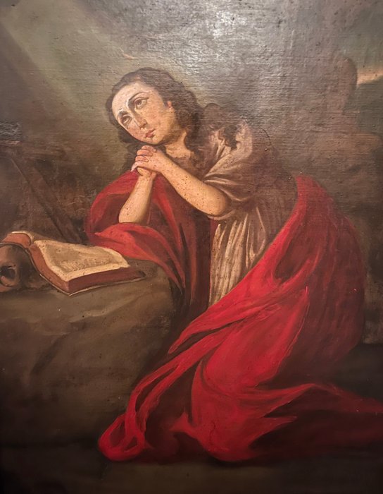 Spansk skole (XIX) - Maria magdalena