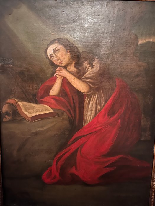 Spansk skole (XIX) - Maria magdalena