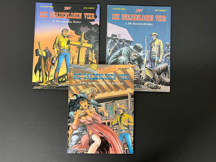 Western - und Abenteuer Sammelpaket (22) - Andy Morgan HC (2) - Tex HC (3) - Casey Ruggles HC (1) - Mondo Reverso HC mit sign. lim. Druck (1) - Buffalo Bill HC (1) - Comanche HC (2) - Buddy Longway SC - 22 Comic - Første udgave