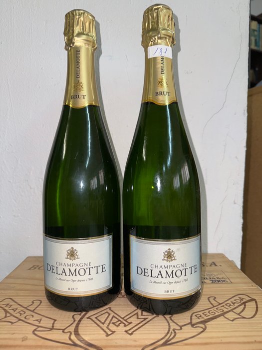 Delamotte - Champagne Brut - 2 Flasker (0,75 L)