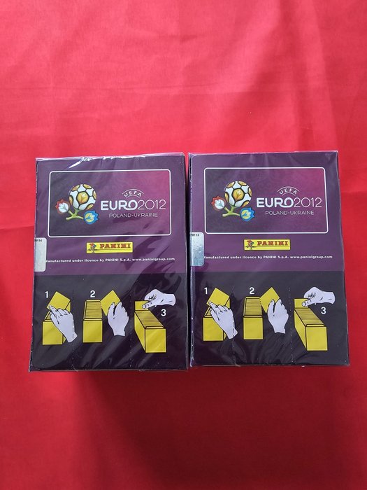 Panini 2 Sealed Boxes Euro 2012 da 100 bustine - Euro 2012 Box