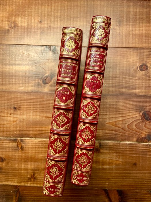 Montesquieu - Montesquieu Lettres Persanes publiees en deux volumes avec une preface par M. Tourneux - 1886