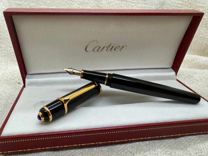 Cartier - Diabolo Black  Gold Plated - Fyldepen