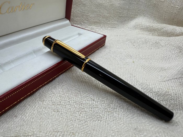 Cartier - Diabolo Black  Gold Plated - Fyldepen