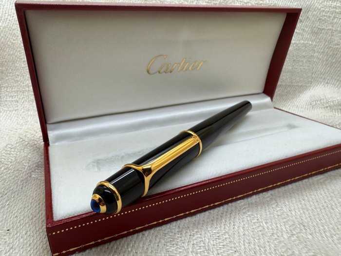 Cartier - Diabolo Black  Gold Plated - Fyldepen