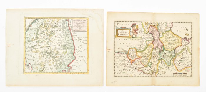 Holland - Gelderland; Zutphen; Achterhoek; Daniel de la Feuille i.a. - Five maps of Gelderland - 1701-1720