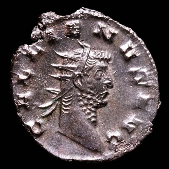 Romarriket Gallienus (AD 253-268) Antoninianus Minted in Milan ORIENS AVG  (Ingen mindstepris)