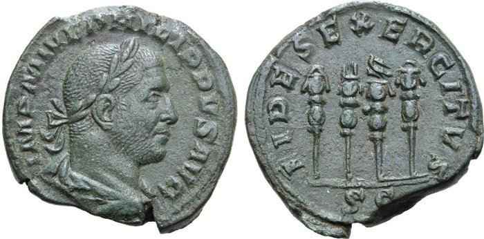 Romarriket. Philip I (AD 244-249). Sestertius