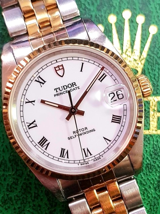 Tudor - Prince Oysterdate - Ingen mindstepris - Ref. 72033 "White Roman Numeral" - Unisex - 1994