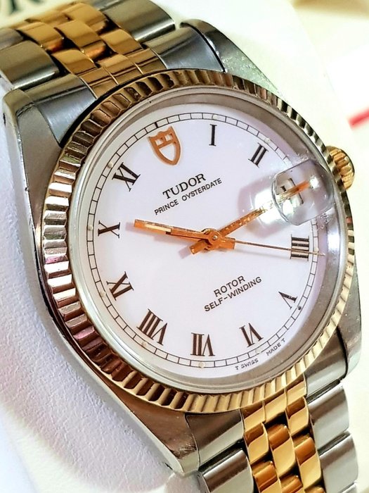 Tudor - Prince Oysterdate - Ingen mindstepris - Ref. 72033 "White Roman Numeral" - Unisex - 1994