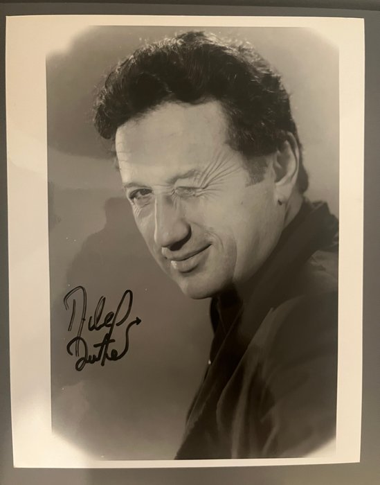 Michel Drucker  signed in person - autographe