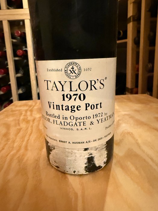 1970 Taylor, Fladgate  Yeatman - Vintage Port - Flasket 1972 -  Douro  - 1 Flaske (0,75L)