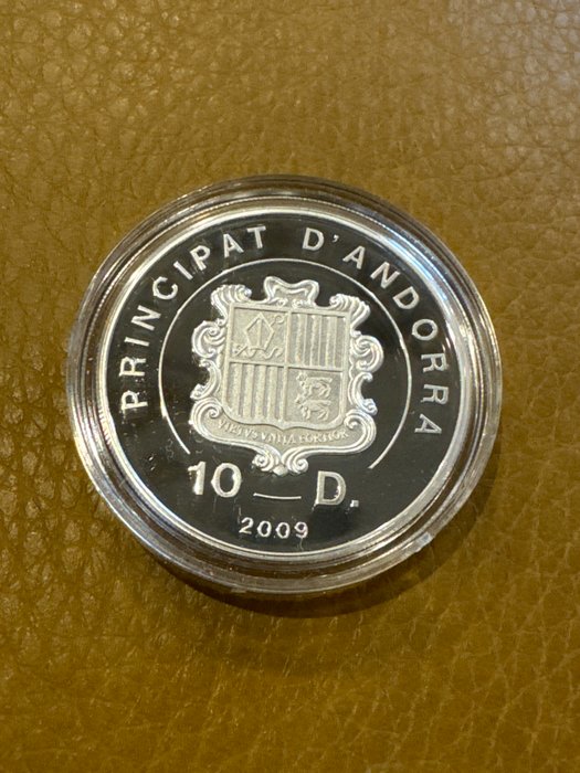 Andorra. 10 Diners 2009 Frédéric Chopin - Varsovia - 25g, Proof  (Ingen mindstepris)