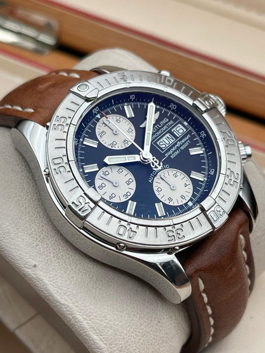 Breitling - Superocean Manufacture Chronometre Automatic Chronograph Diver's 500 M. Day-Date - A13340 - Mænd - 2011-nu