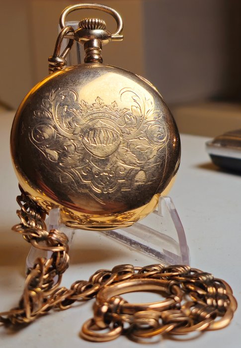 Burlington - 19 jewels pocket watch No Reserve Price - 2157216 - 1901-1949