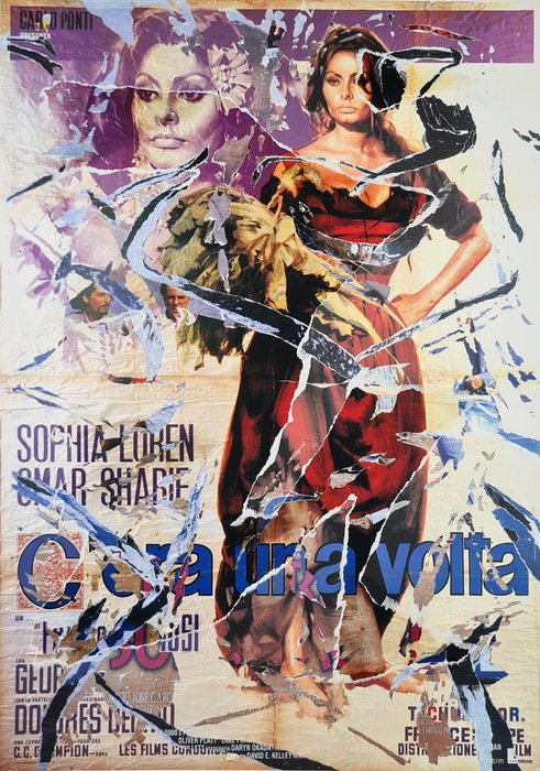 Mimmo Rotella (1918-2006) - C'era Una Volta (Once Upon A Time)