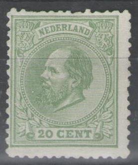 Holland 1872/1888 - Kong Vilhelm III - NVPH 24D