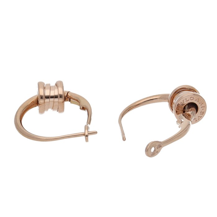 Bvlgari - Øreringe - B.zero1 hoop earrings 355007 - 18 kraat Rosaguld