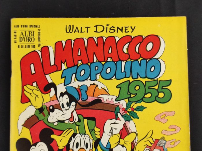 Albi d'oro Serie Comica n. 51 - Almanacco Topolino 1955 - 1 Comic - 1954