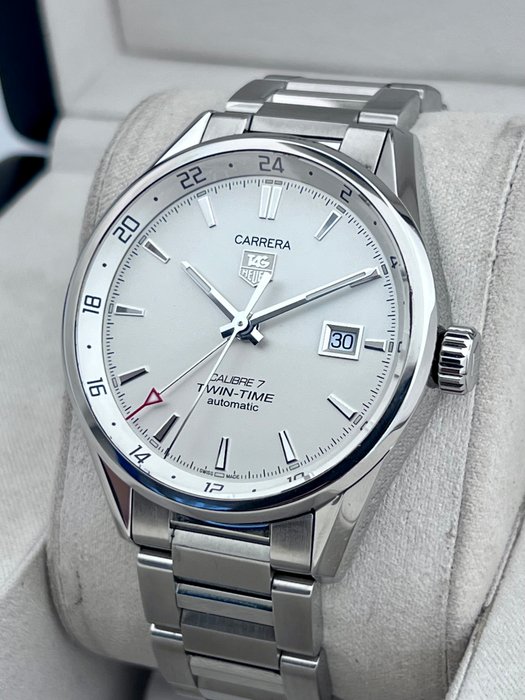 TAG Heuer - Carrera Twin-Time Automatic Calibre 7 GMT - WAR2011-0 - Mænd - 2011-nu