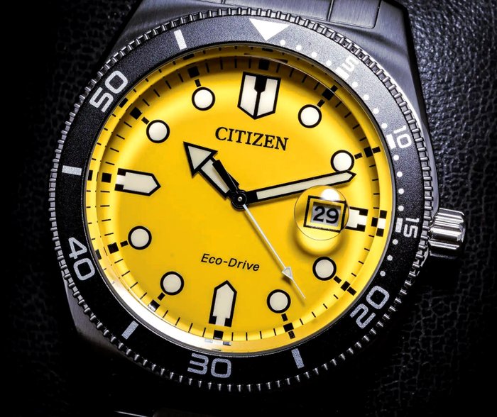 Citizen - Collection Marine 1760 Yellow - Ingen mindstepris - Mænd - 2023