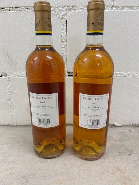 2005 Chateau Rieussec - Sauternes 1er Grand Cru Classé - 2 Flasker (0,75 L)