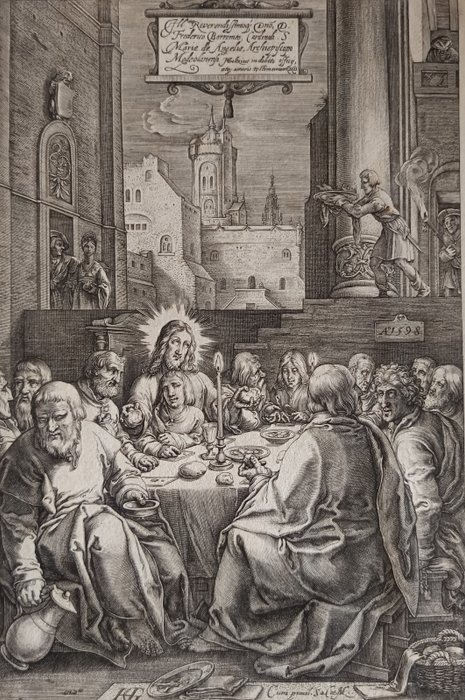 Hendrick Goltzius (1558-1617) - The Last Supper