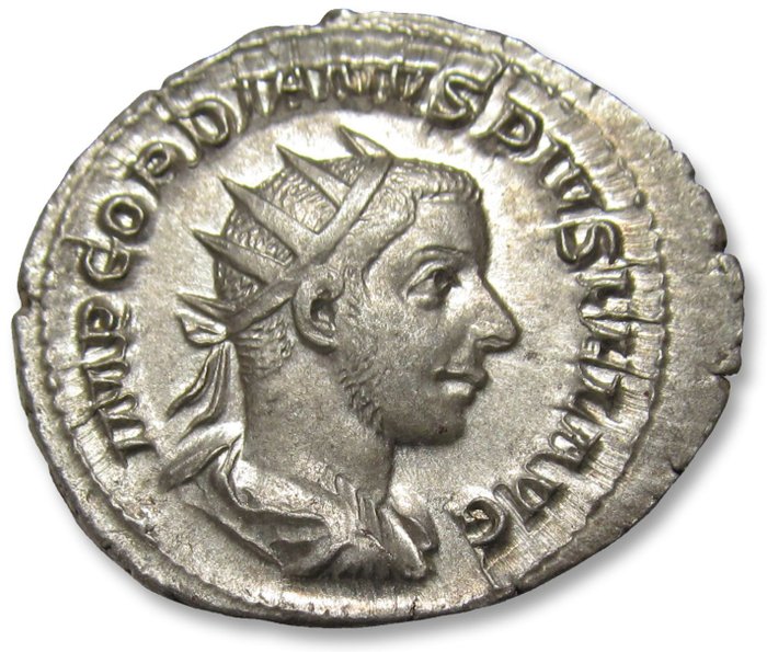 Romarriket. Gordian III (AD 238-244). Antoninianus Rome mint circa 243-244 A.D. - FORTVNA REDVX reverse - nearly as minted