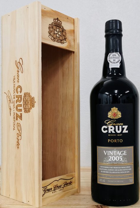 2005 Porto Cruz, Gran Cruz - Vintage Port -  Porto  - 3 Flasker (0,75 L)