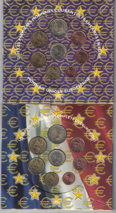 Frankrig. Year Set (FDC) 2002/2003 (2 sets)  (Ingen mindstepris)