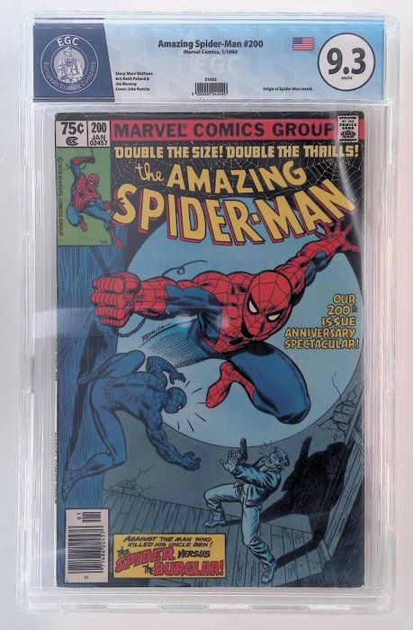 Amazing Spider-Man #200 - EGC graded 9.3 - 1 Graded comic - 1980