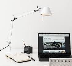 Artemide - Michele De Lucchi - Skrivebordslampe - Tolomeo Micro hvid - Aluminium, Stål - 0011820A