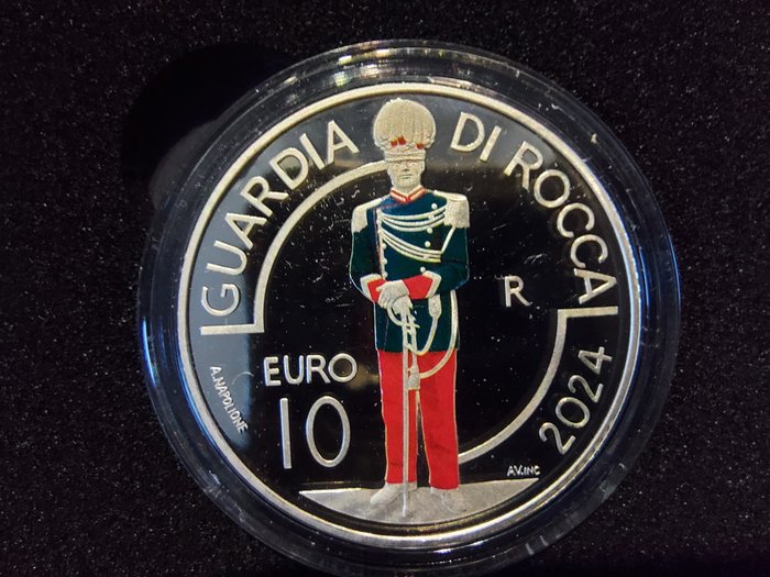 San Marino. 10 Euro 2024 "Guardia di Rocca" Proof  (Ingen mindstepris)