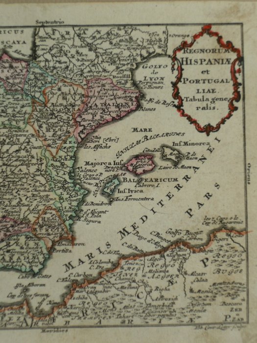 Europa - Spanien / Portugal / Balearerne; T.C. Lotter - Regnorum Hispaniae et Portugalliae - 1701-1720