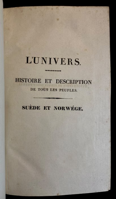 M. Ph. Le Bas - Suéde et Norwége - 1848