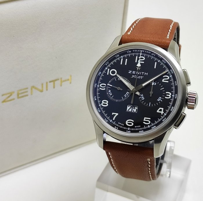 Zenith - El Primero Big Date Pilot Chrono - 0324104010 - Mænd - 2011-nu