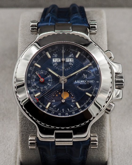 André Le Marquand - BRAND NEW - Ingen mindstepris - * Valjoux 7751 * Chrono Automatic * Moon Phase * - Mænd - 2020+