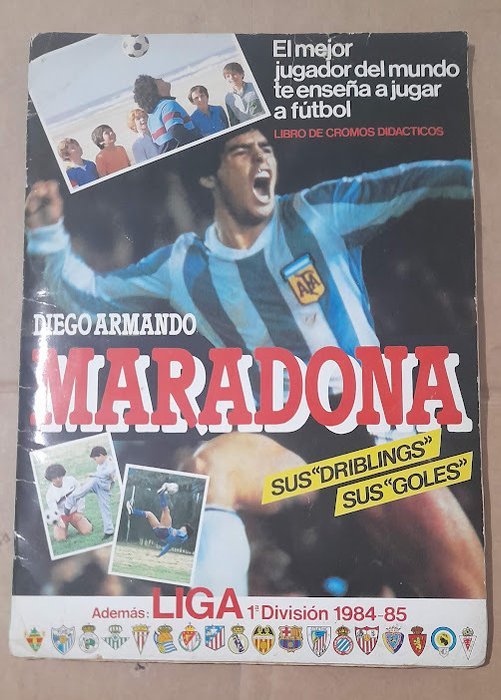 Cromo Esport - Sus Driblings Sus Goles - Diego Maradona - 1 Incomplete Album