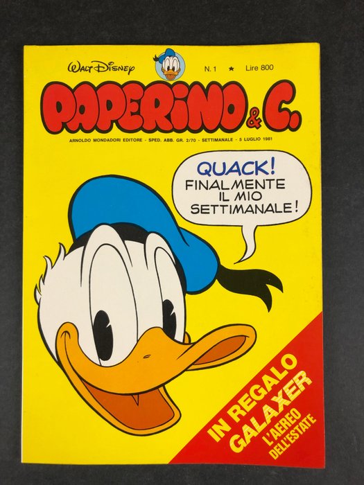 Paperino  C. nn. 1/100 - collana completa con inserti - Hæftet - Første udgave - (1981/1983)