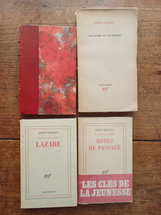 André Malraux - Lot de 4 livres - 1945-1975