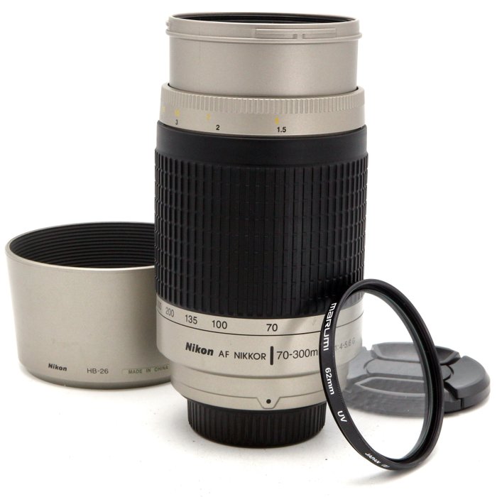 Nikon AF 70-300mm 1:4-5.6 G-Type champagne Telezoomlens Telelinse