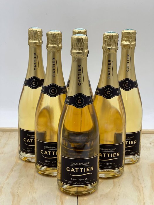 Cattier Quartz - Champagne Brut - 6 Flasker (075 L)