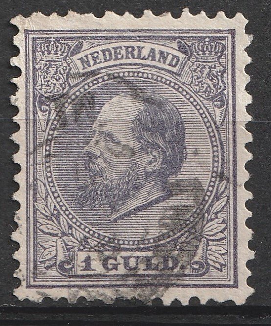 Holland 1872/1888 - Kong Vilhelm III - diverse frimærker og perforeringer - NVPH 19/29