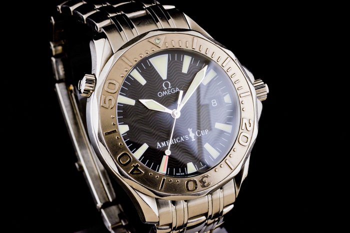 Omega - Seamaster America's Cup Steel/18K White Gold Automatic Limited Edition - Ingen mindstepris - 2533.50 - Mænd - 1990-1999