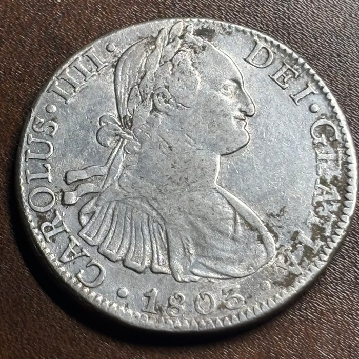 Spanien. Carlos IV (1788-1808). 8 Reales 1803 Mexico FT  (Ingen mindstepris)