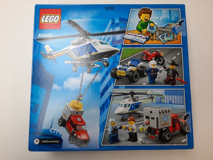 Lego - City - 60243+60242 - Achtervolging met politiehelikopter +Politiearrest op de Snelweg