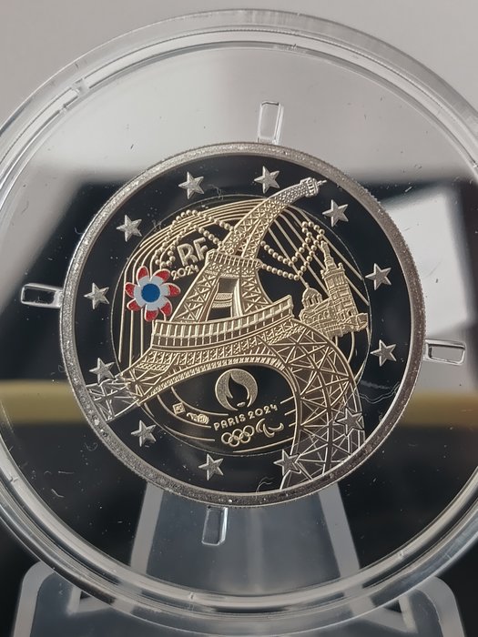 Frankrig. 2 Euro 2024 "La Tour Eiffel Danse" Proof  (Ingen mindstepris)