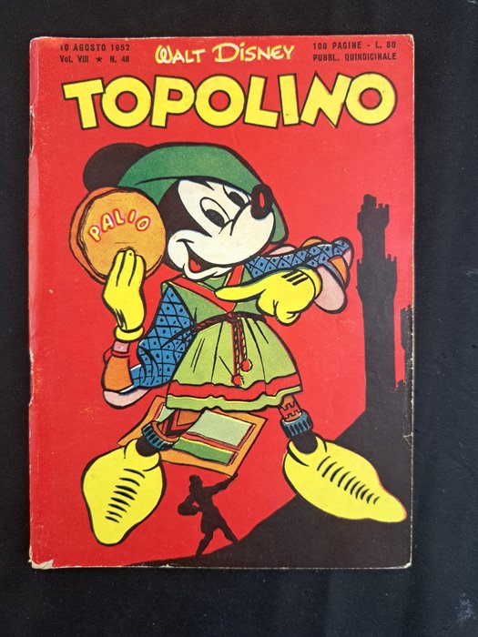 Topolino Libretto n. 48 - 1 Comic - Første udgave - 1952