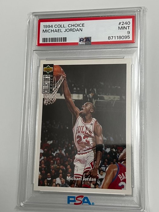 1994 Upper Deck Collector's Choice Michael Jordan #240 PSA 9 - 1 Graded card