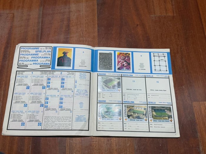 Panini - World Cup Espańa 82 - Including Maradona/Platini/Zoff - Including Motta Coupon - Incomplete Album